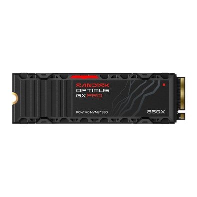 SSD SanDisk Optimus GX PRO 850X com Dissipador, 1TB, M.2 NVMe, PCIe Gen4 - SDSP81100TAH-000E0