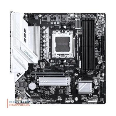 Placa Mãe Gigabyte B840M GAMING PLUS WIFI6E, AMD AM5, Micro ATX, DDR5, Wi-Fi 6E, Bluetooth, Preto - B840M GAMING PLUS WF6E