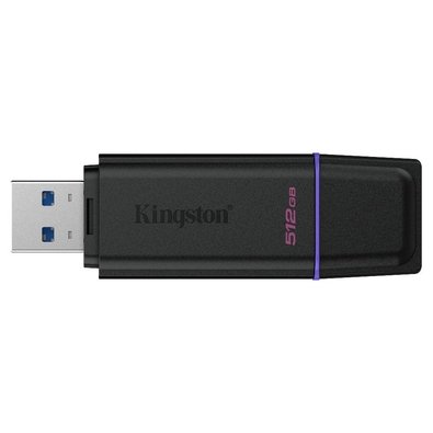 Pen Drive 512GB Kingston DataTraveler Exodia, USB 3.2, Preto e Roxo - DTXG2/512GB
