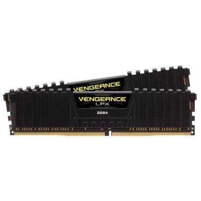 Memória RAM Corsair Vengeance LPX, 32GB (2x16GB) 2400MHz DDR4 CL16 Black – CMK32GX4M2A2400C16