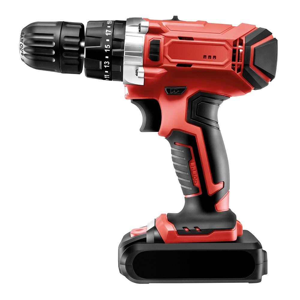 Parafusadeira E Furadeira Mondial Power Tools Impacto Bivolt PF