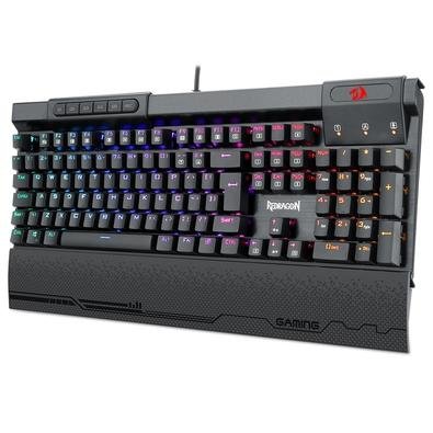 Teclado Gamer Mecânico Redragon Surya K563-1, RGB Switch Outemu Blue, ABNT2 - K563RGB-1 (PT-BLUE)