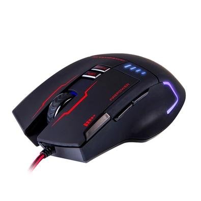 Mouse Gamer Bright, LED 6 Modos, 6400 DPI, USB, 8 Botões, Preto - 593