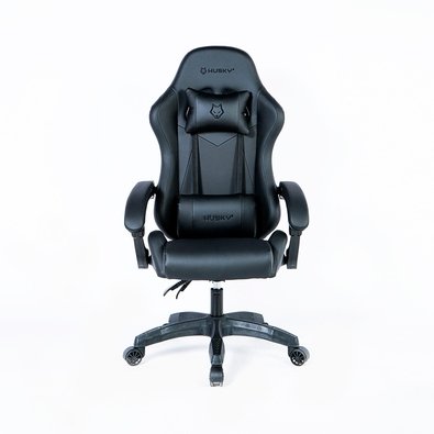 Cadeira Gamer Husky Storm 100, Até 120kg, Almofadas, Reclinável 135º, PU, Preta - HCG100PT