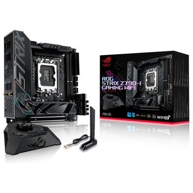 Placa Mãe Asus ROG Strix Z790-I Gaming Wi-Fi, Intel LGA1700 Z790, ITX, DDR5 - 90MB1CM0-M0EAY0