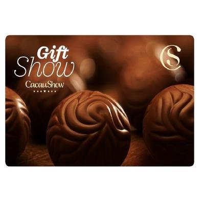 Gift Card Cacau Show: 50 Reais - Cartão Presente Digital
