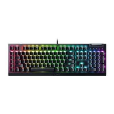Teclado mecânico Gamer Razer Blackwidow V4 X, Chroma RGB, Switch Green, US, três botões laterais macros dedicadas - RZ03-04700200-R3U1
