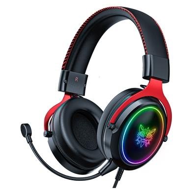 Headset Gamer Onikuma X-10, RGB, Driver 50mm, P3, Preto - X10 oxhorn