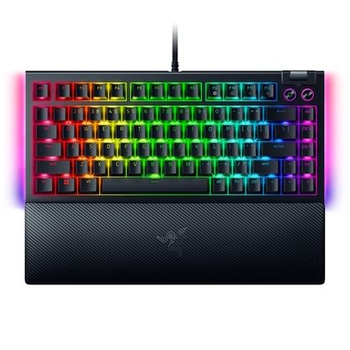 Teclado Gamer Mecânico Razer BlackWidow V4, 75%, RGB, Hot-Swappable, Preto - RZ0305000200
