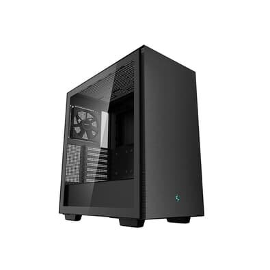 Gabinete Gamer Deepcool CH 510, Mid Tower, E-ATX, Lateral em Vidro Temperado, Preto - R-CH510-BKNNE1-G-1