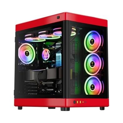 Gabinete Gamer Gamdias Neso P1 BR, Full Tower, ATX, Lateral em Vidro Temperado, Preto e Vermelho - NESO P1 BR