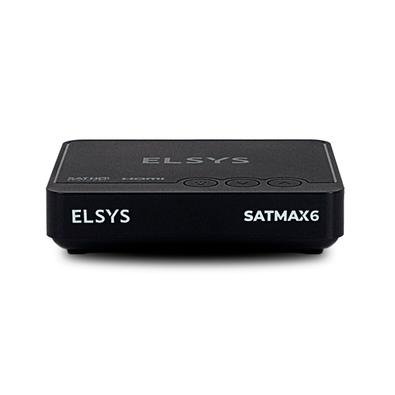 Receptor de TV Via Satelite ELSYS Sathd Satmax 6, Full HD, USB e HDMI, Preto - ETRS72