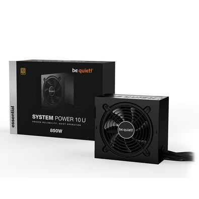 Fonte Be quiet! System Power 10 U, 850W, 80 Plus Gold, PFC Ativo, Sem Cabo, Preto - BN690