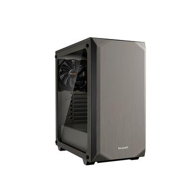 Gabinete Gamer Be quiet! Pure Base 500, Mid tower, ATX, Lateral em vidro temperado,Com 2 Ventoinhas, Cinza Metálico - BGW36