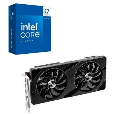 Kit Processador Intel Core I7-14700k Com Placa de Vídeo Arc A580