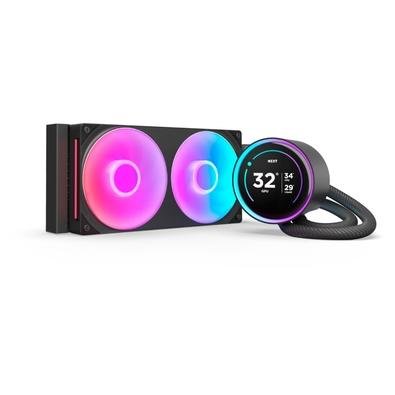 Water Cooler NZXT Kraken Elite AIO V2, 240mm, LCD IPS, RGB, Intel e AMD, Preto - RL-KR24E-B2