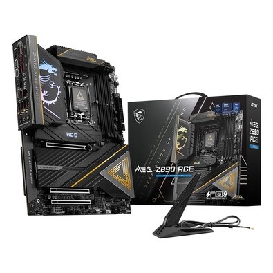 Placa-Mãe MSI MEG Z890 Ace, Intel, DDR5, ATX, Wi-Fi 7 e Bluetooth 5.4, Preto - 911-7E22-001