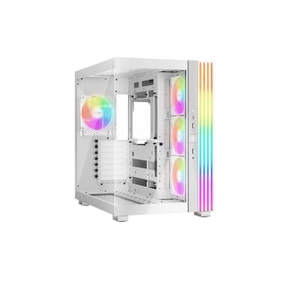 Gabinete Gamer Be Quiet Light Base 600 LX, Mid Tower, ARGB, Lateral em Vidro, Branco - BGW68