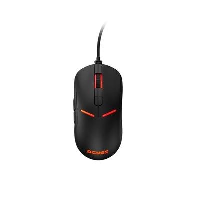 Mouse Gamer Pcyes Argus, RGB, 12400 DPI, 8 Botões, Preto - PMGABV