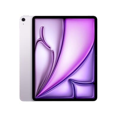 Imagem iPad Air Apple 13" 256GB, Chip M3, Wi-Fi + Cellular, Câmera Traseira 12MP, Roxo - MCJ84BZ/A