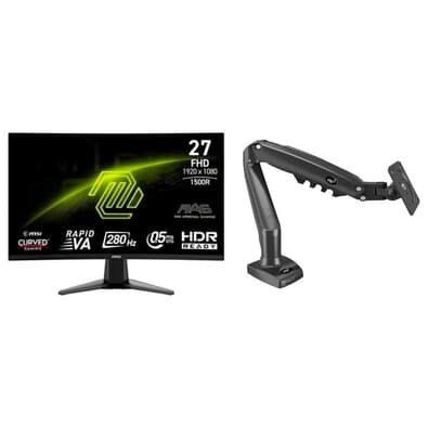 Kit Monitor Gamer Curvo MSI 27