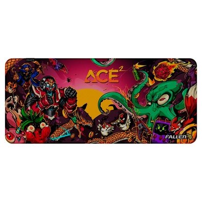 Mousepad Gamer Fallen Ace2 Speed++, Estendido, 90 x 90 cm - MP-FN-AC2-ES