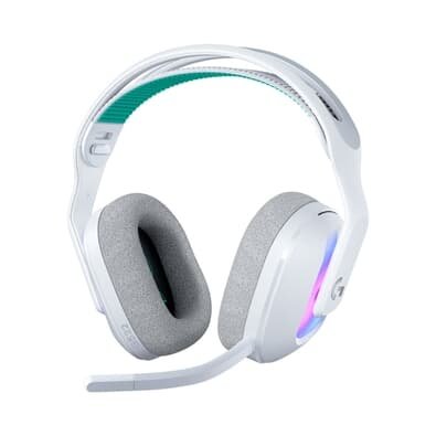 Headset Gamer Sem Fio Logitech G522 LIGHTSPEED LIGHTSYNC, RGB, Conectividade Tripla LIGHTSPEED, Bluetooth e com Fio USB, Branco -981-001549