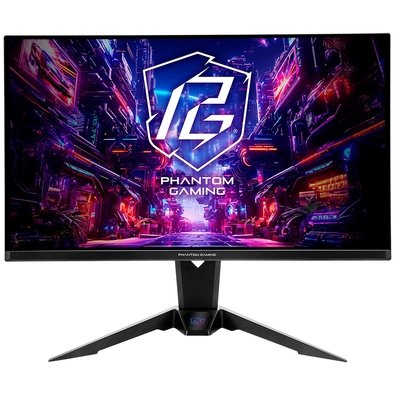 Monitor Gamer ASRock Phantom, 27"", QHD, 360Hz, 0.03ms, QD-OLED, FreeSync Premium Pro, HDR 400, DP e HDMI, Antena Wi-Fi - PGO27QFV