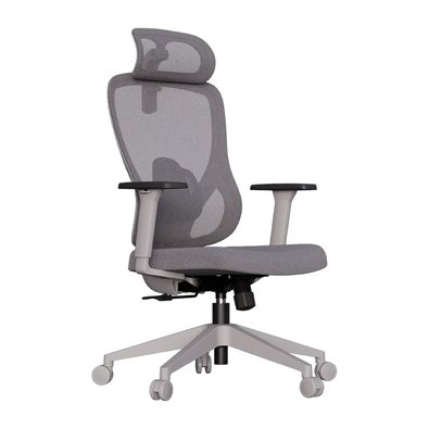 Cadeira Office Elements Sarin, Até 130kg, Reclinável, Malha, Cinza - 72093