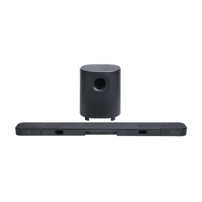 Soundbar JBL Bar 1000, Bluetooth, 440W, com Subwoofer, 7.1.4 Canais, Dolby Atmos, Preta - JBLBAR1000M2BLKBR