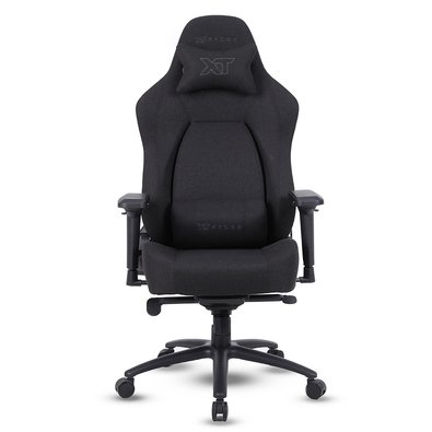 Cadeira Gamer XT Racer Fire Gun Style, Até 130Kg, Reclinável, Com Almofadas, Cilindro de Gás Classe 4, Tecido, Preta - XTR-072