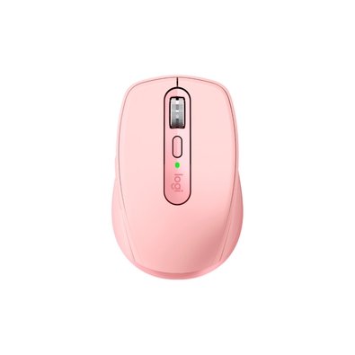 Mouse Sem Fio Logitech MX Anywhere 3S Uso em Qualquer Superfície, Clique Silencioso, Recarregável, Conexão Bluetooth, Rosa - 910-006934