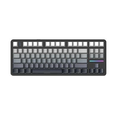 Teclado Mecânico Sem Fio Attack Shark X87, RGB, Tri-Mode Wireless Bluetooth USB-C, Moonlit Night - X87