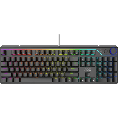 Teclado Mec Nico Gamer Aoc Switch Red Kabum