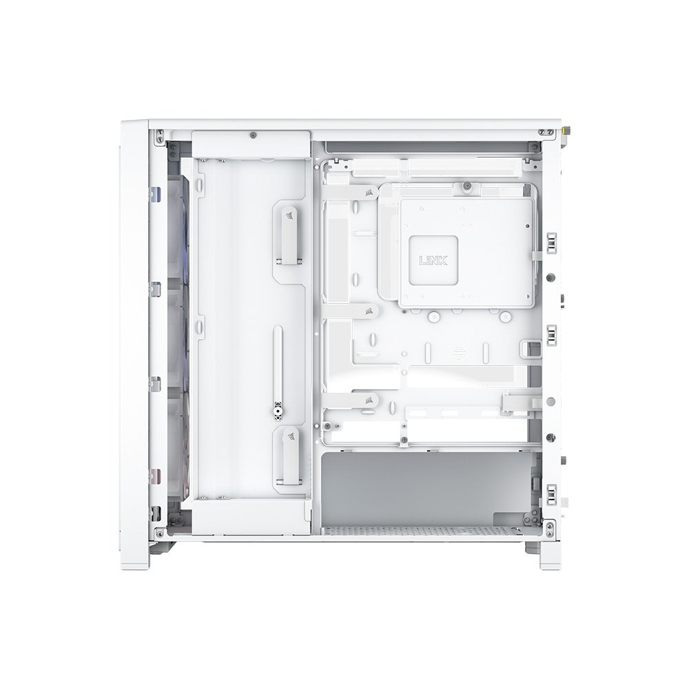 Gabinete Gamer Corsair Frame 4000X RS, Mid-Tower, Lateral em Vidro Temperado, Branco - CC-9011303-WW Gabinete Gamer Corsair Frame 4000X RS, Mid-Tower, Lateral em Vidro Temperado, Branco - CC-9011303-WW