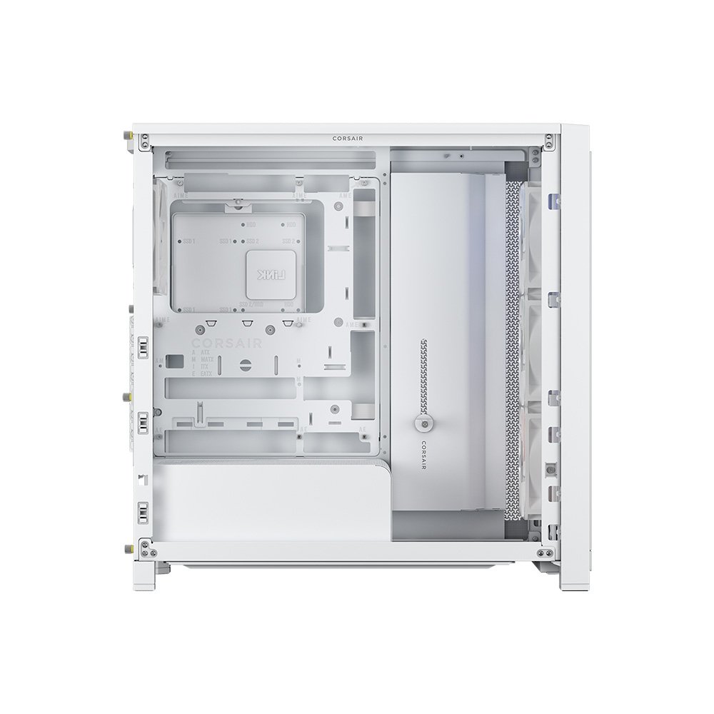 Gabinete Gamer Corsair Frame 4000X RS, Mid-Tower, Lateral em Vidro Temperado, Branco - CC-9011303-WW Gabinete Gamer Corsair Frame 4000X RS, Mid-Tower, Lateral em Vidro Temperado, Branco - CC-9011303-WW
