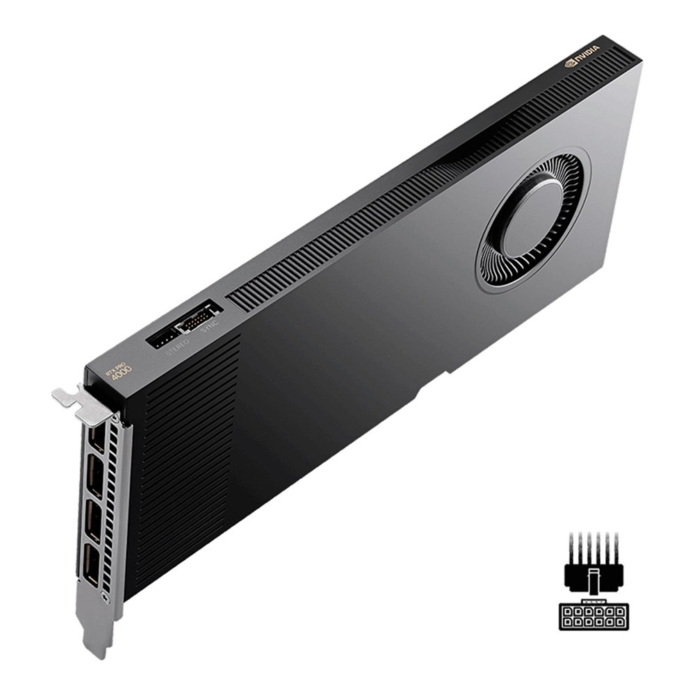 PNY NVIDIA RTX Pro 4000 Blackwell 24GB | KaBuM!