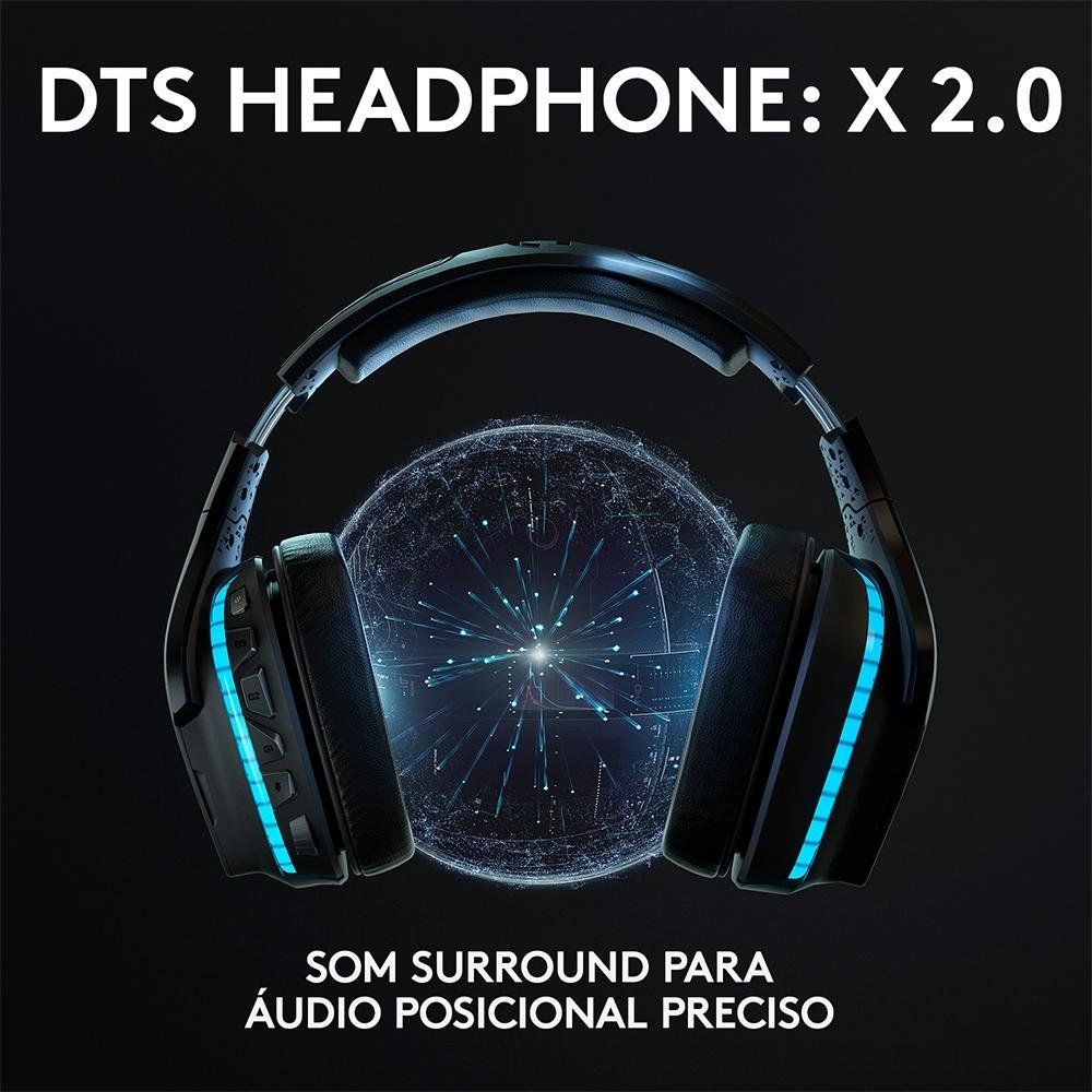 Headset Gamer Logitech G635 7.1 Dolby Surround RGB LIGHTSYNC, Drivers Avançados, PC, PlayStation, Xbox, Nintendo Switch - 981-000748 Headset Gamer Logitech G635 7.1 Dolby Surround RGB LIGHTSYNC, Drivers Avançados, PC, PlayStation, Xbox, Nintendo Switch - 981-000748