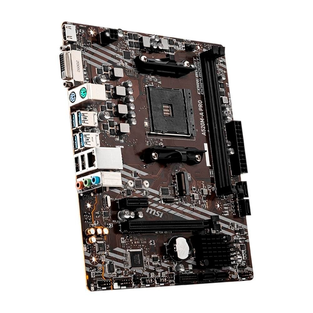 AMD Ryzen 5 5600GT + MSI A520M-A PRO | KaBuM!
