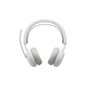 Headset Sem Fio Logitech Zone Wireless 2 ES com Microfone Flip-to-mute, Cancelamento de ruído, Conexão Bluetooth, Branco - 981-001596