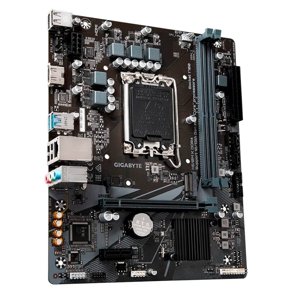 Kit Intel i3-12100F + Gigabyte H610M K | KaBuM!