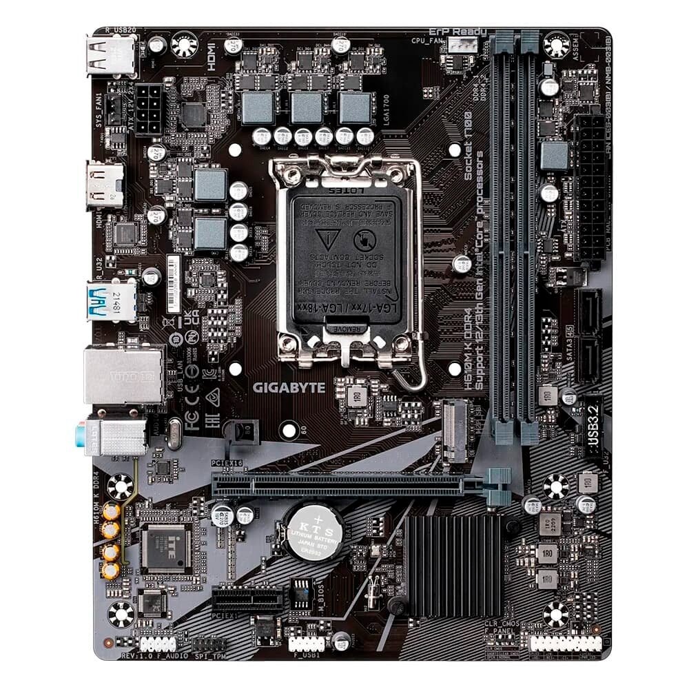 Kit Intel i3-12100F + Gigabyte H610M K | KaBuM!