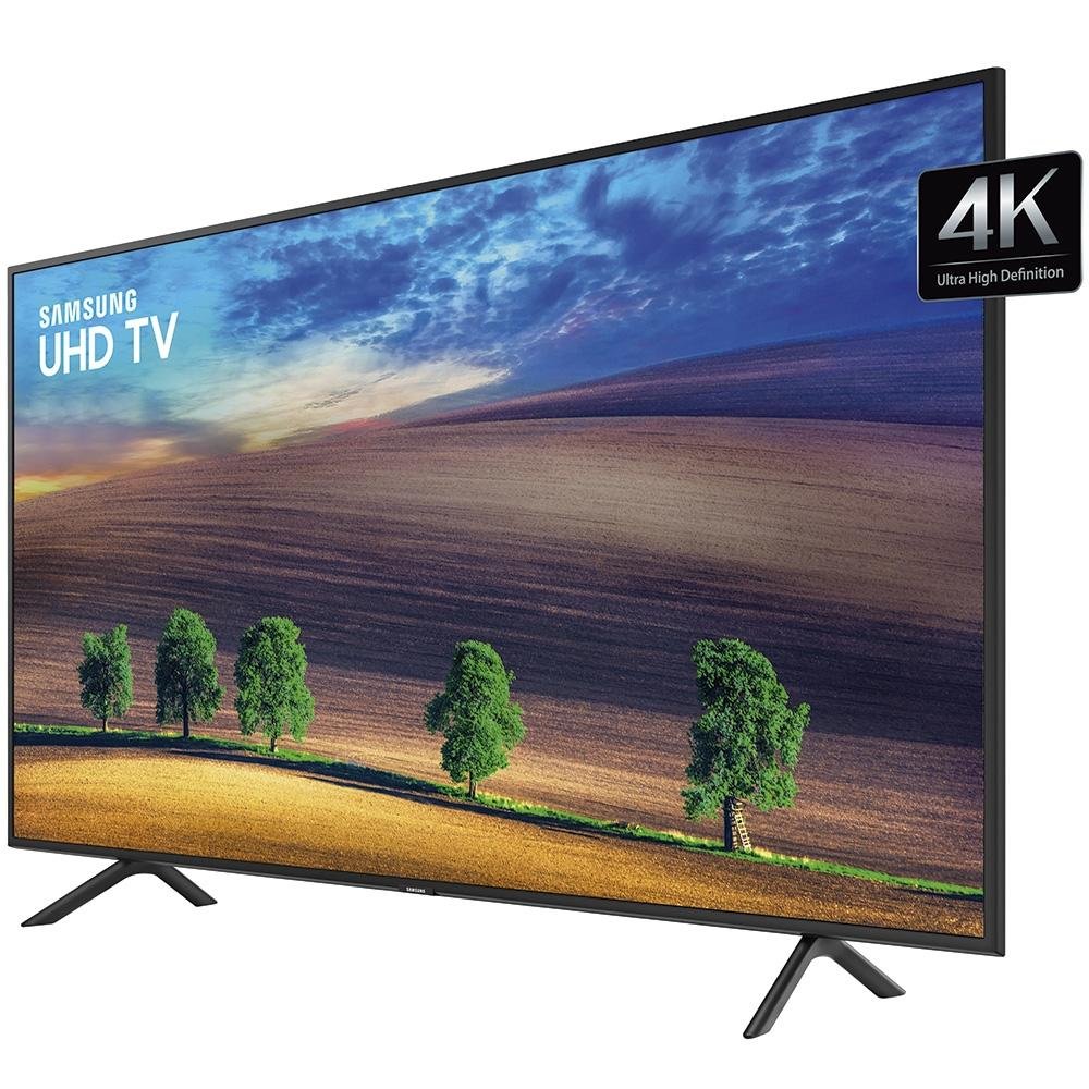 Smart TV LED 49´ UHD 4K Samsung, 3 HDMI, 2 USB, Wi-Fi, HDR - UN49NU7100GXZD Smart TV LED 49´ UHD 4K Samsung, 3 HDMI, 2 USB, Wi-Fi, HDR - UN49NU7100GXZD