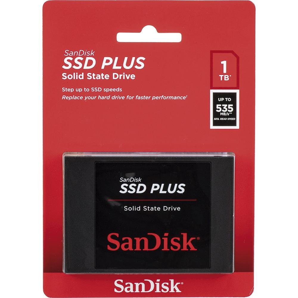 SSD SanDisk Plus, 1TB, SATA | KaBuM!