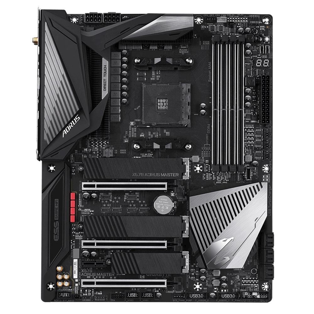 Placa mãe Gigabyte Aorus X570 Aorus Master, AMD AM4, ATX, DDR4