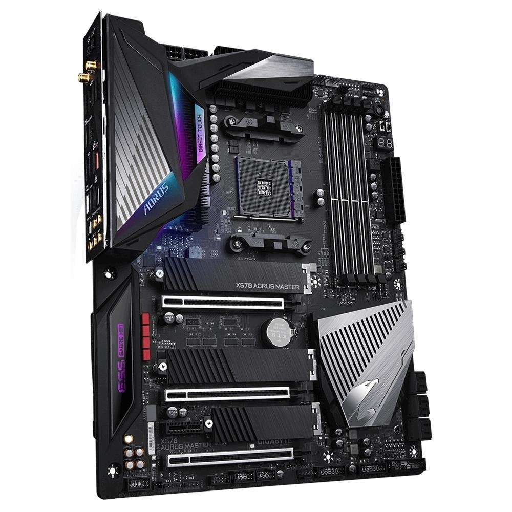 Placa mãe Gigabyte Aorus X570 Aorus Master, AMD AM4, ATX, DDR4