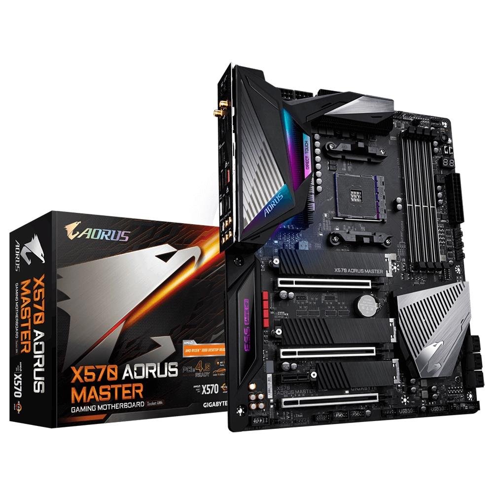 Placa mãe Gigabyte Aorus X570 Aorus Master, AMD AM4, ATX, DDR4