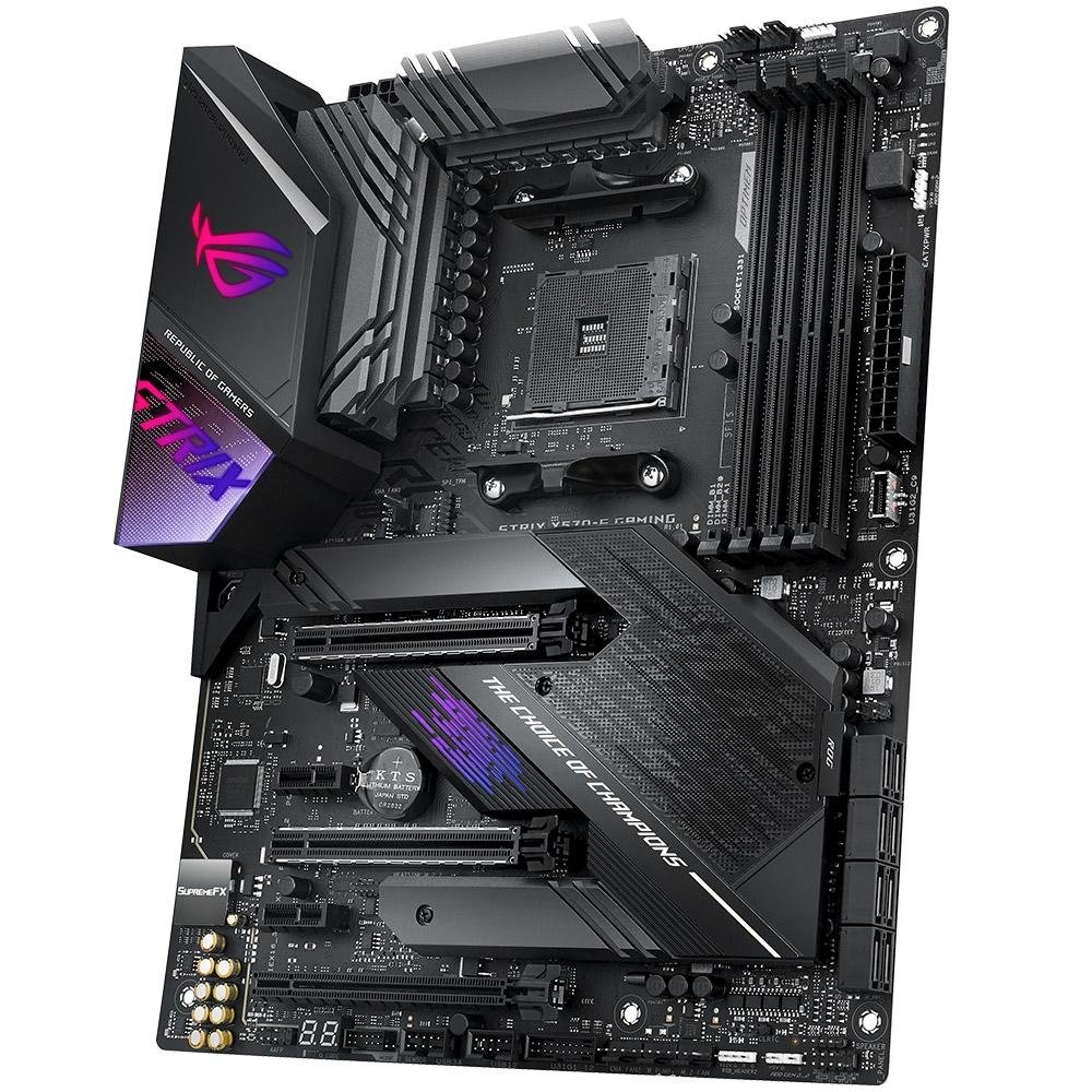 Placa-Mãe Asus ROG Strix X570-E Gaming, AMD AM4, ATX, DDR4 | KaBuM!