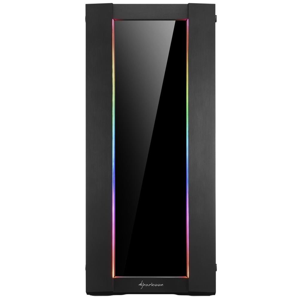 Gabinete Gamer Sharkoon Elite Shark CA200G, ATX, RGB, com FAN, Lateral e Frontal Vidro Gabinete Gamer Sharkoon Elite Shark CA200G, ATX, RGB, com FAN, Lateral e Frontal Vidro
