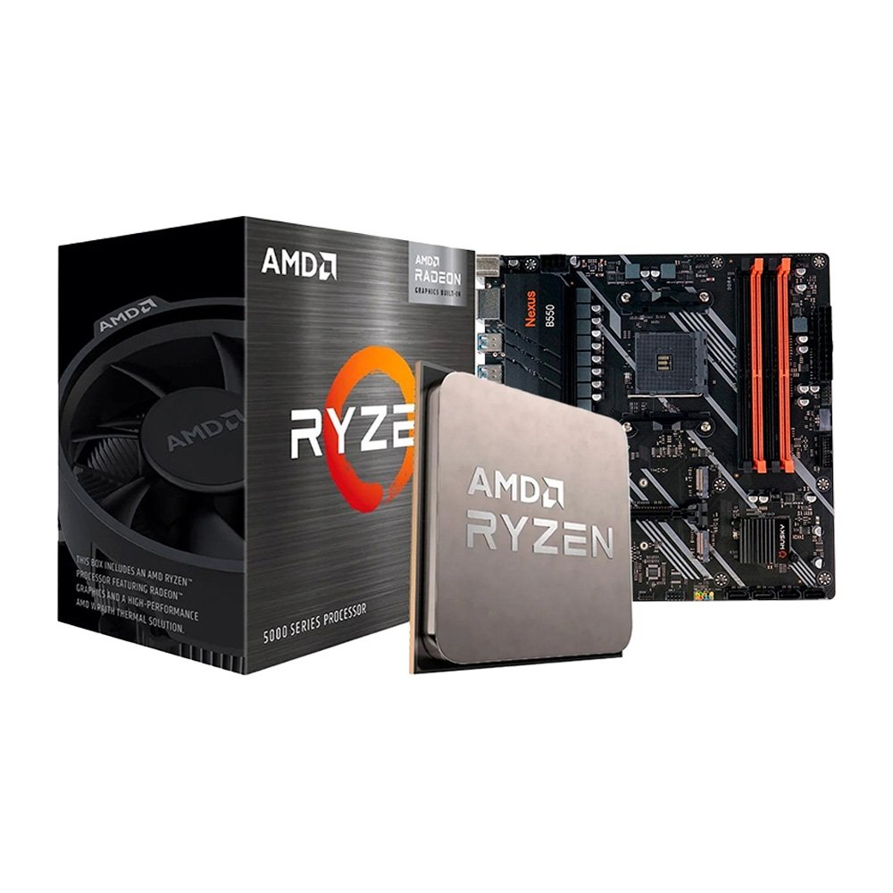 Kit Husky B550 + Ryzen 7 5700G 3.8GHz | KaBuM!